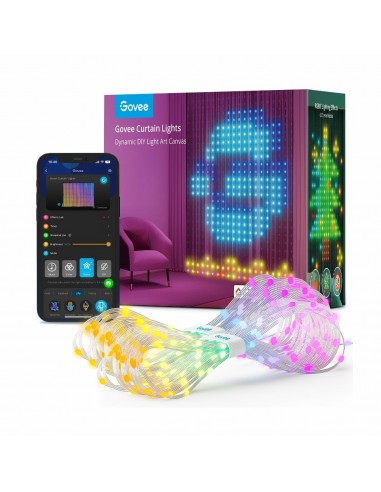 CORTINA LED GOVEE H70B1 RGBIC COLORES