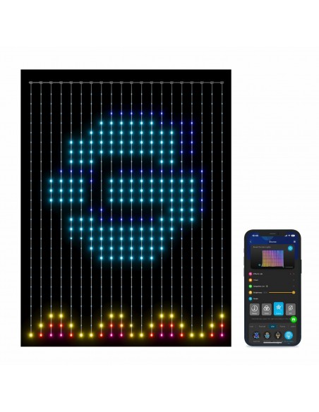 CORTINA LED GOVEE H70B1 RGBIC COLORES