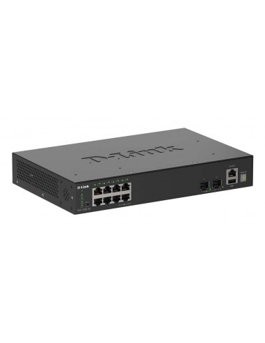 SWITCH D-LINK 8P DGS-1530-10E GE 2 PORTS 10G SFP SMART MANAGED
