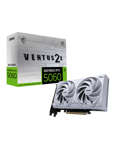 TARJETA GRAFICA MSI RTX 5060 8G VENTUS 2X OC WHITE