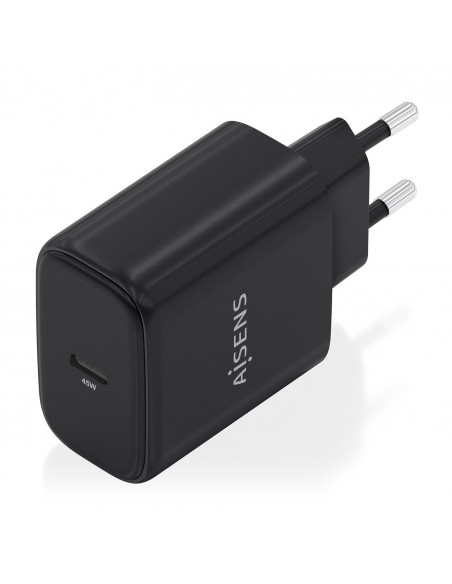 CARGADOR GAN 45W 1XUSB-C PD3.0 NEGRO AISENS A110-0970