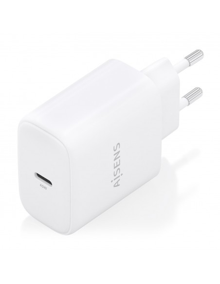 CARGADOR GAN 45W USB-C PD3.0 BLANCO AISENS A110-0969
