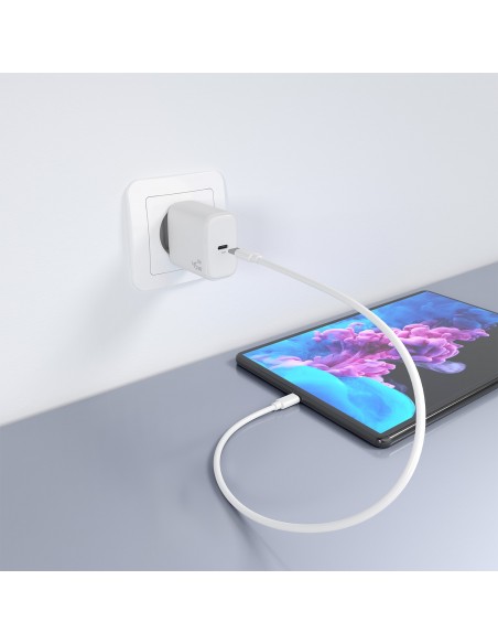 CARGADOR GAN 45W USB-C PD3.0 BLANCO AISENS A110-0969