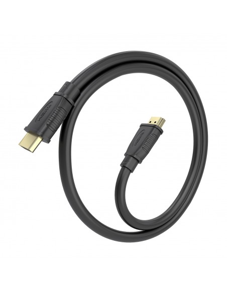 CABLE HDMI V2.1 CCS ULTRA VELOCIDAD 8K60HZ AM-AM NEGRO 0.5M AISENS A150-0957