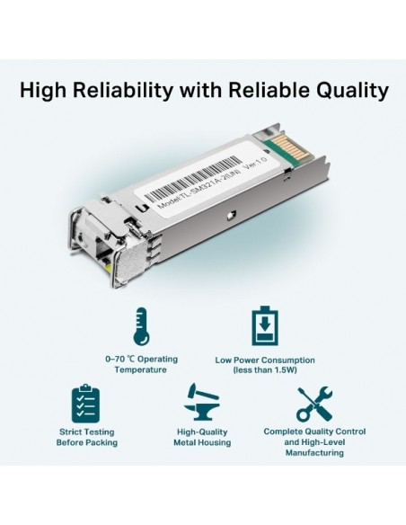 MODULO SFP TPL LINK OMADA TL-SM321A BIDI WDM A2   SINGLE MODE