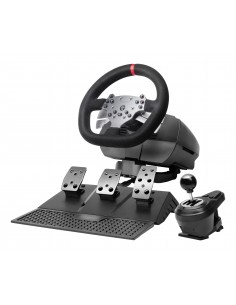 MARS GAMING VOLANTE CON PEDALES Y CAMBIO DE MARCHAS MANUAL MWH-RSX