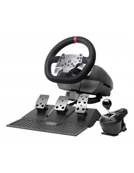 MARS GAMING VOLANTE CON PEDALES Y CAMBIO DE MARCHAS MANUAL MWH-RSX