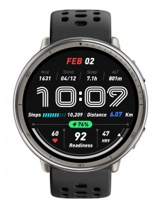 AMAZFIT SMARTWATCH ACTIVE 2 CORREA SILICONA NEGRO