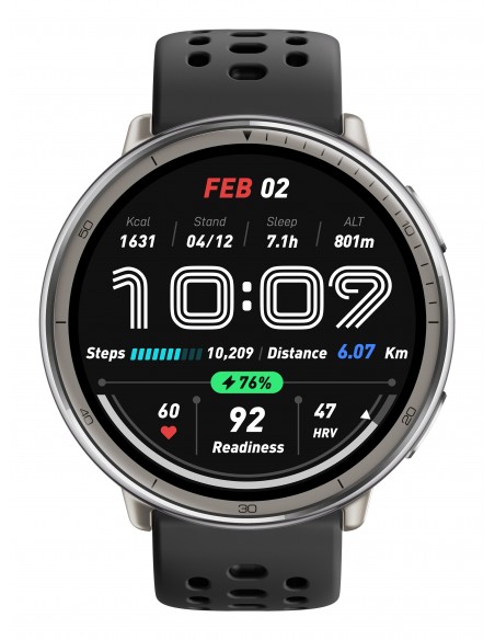 AMAZFIT SMARTWATCH ACTIVE 2 CORREA SILICONA NEGRO