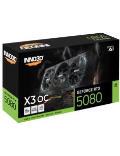 GRAFICA INNO3D GEFORCE RTX 5080 X3 OS 16GB GDDR7 / 3xDP-1xHDMI / N50803-16D7X-17603930
