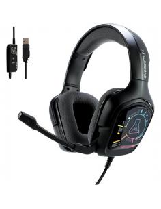 AURICULARES C/MICROFONO GAMING THE G-LAB KORP COBALT 7.1 EX / NEGRO / USB / SONIDO ENVOLVENTE 7.1 / KORP-COBALT-7.1-EX