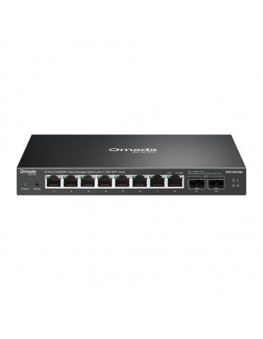 SWITCH OMADA ES210X-M2 8-PORT EASY MANAGED SWITCH WITH 2 10GE SFP+ SLOTS