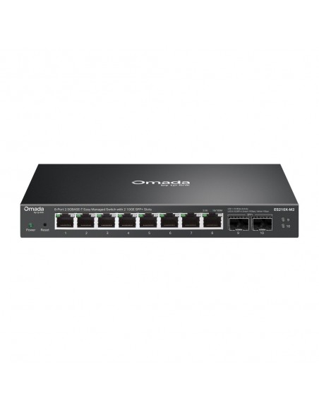 SWITCH OMADA ES210X-M2 8-PORT EASY MANAGED SWITCH WITH 2 10GE SFP+ SLOTS
