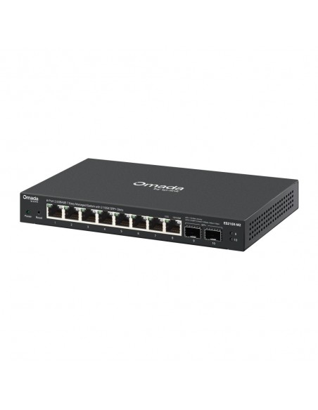 SWITCH OMADA ES210X-M2 8-PORT EASY MANAGED SWITCH WITH 2 10GE SFP+ SLOTS