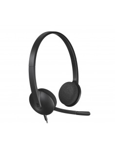 AURICULARES C MICROFONO LOGITECH HEADSET H340 USB   AUDIO DIGITAL   SUPRESION DE RUIDO   981-000475