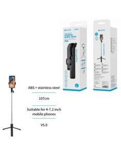 UNICO PALO SELFIE SS4657 BLUETOOTH 5.0 RETRACTIL 107CM NEGRO