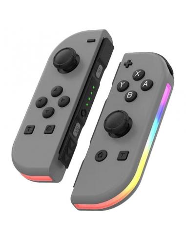 GENERICO NINTENDO GAMEPAD SWITCH JOY-CON GRIS CON RGB