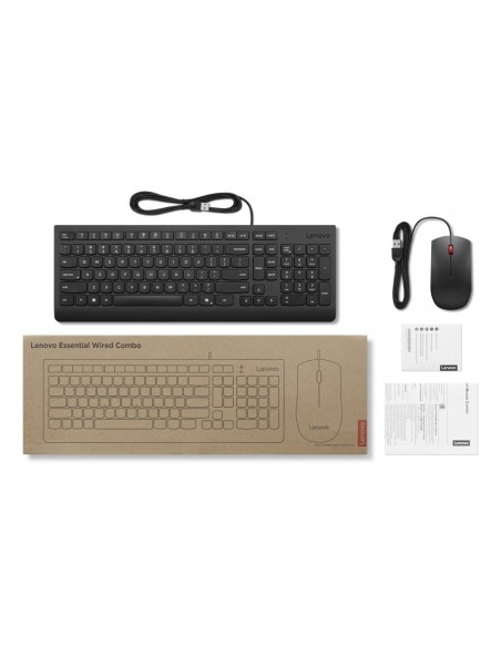 Lenovo 4X31R64432 Teclado + Ratón con cable USB