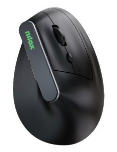 Nilox Ratón Wir Vertical Rec. Silen 1600 DPI Negro