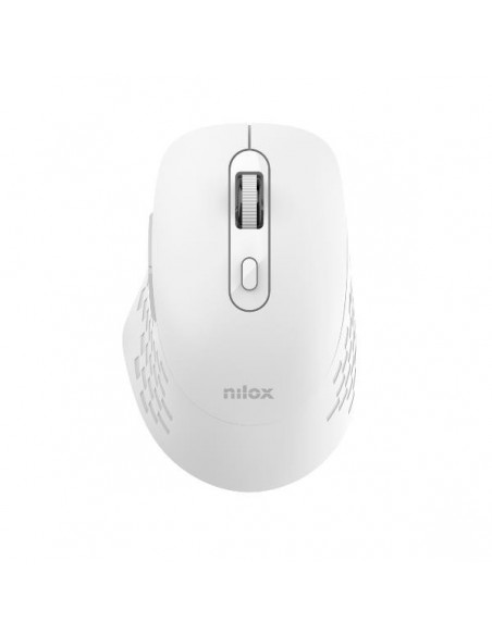 Nilox Ratón Dual Wireless 1600dpi silen. Blanco
