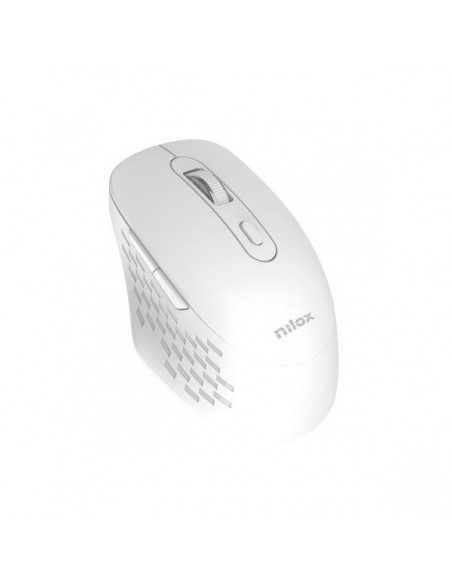 Nilox Ratón Dual Wireless 1600dpi silen. Blanco