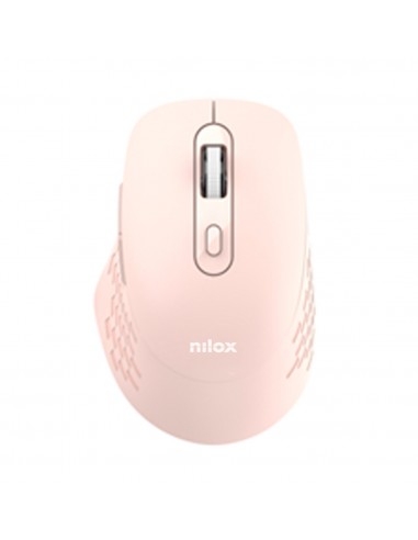 Nilox Ratón Dual Wireless 1600dpi silen. Rosa