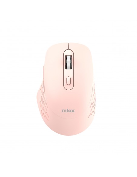Nilox Ratón Dual Wireless 1600dpi silen. Rosa