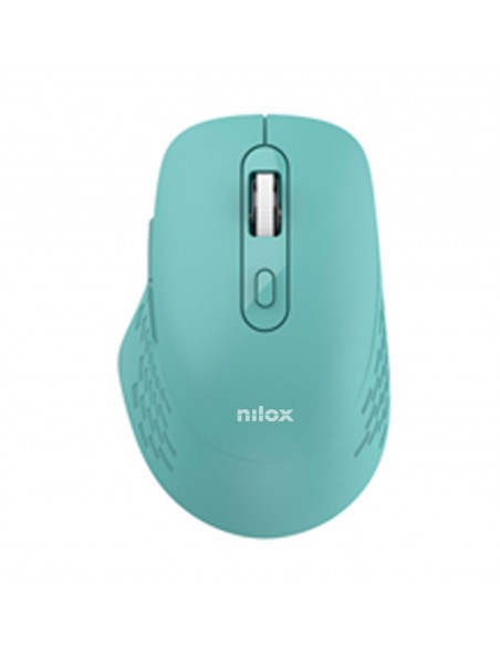 Nilox Ratón Dual Wireless 1600dpi silen. Cyan