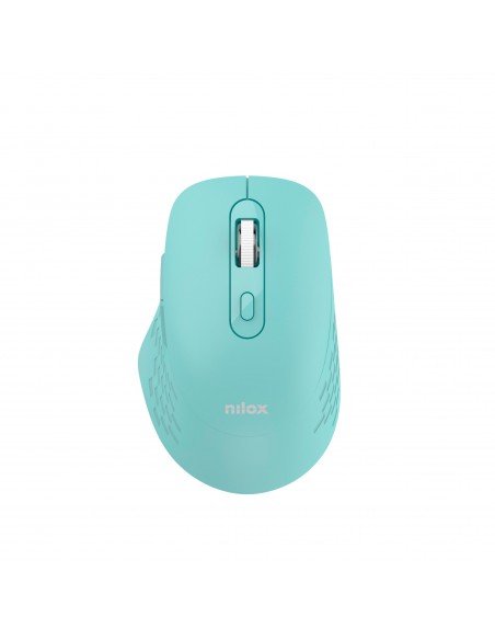 Nilox Ratón Dual Wireless 1600dpi silen. Cyan