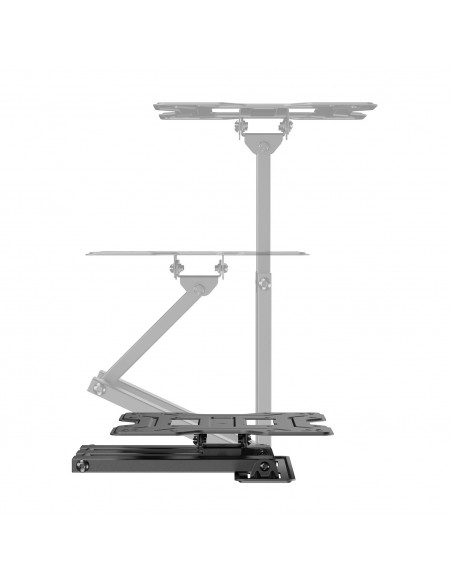 SOPORTE PARED TV 30KG 3 PIVOTES 23-43 GIRA INCLI NEGRO AISENS WT43TSE-413