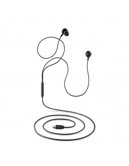 AURICULAR NGS CROSSSTEP INTRAUDITIVOS MICROFONO MULTIFUNCION BLACK USB-C