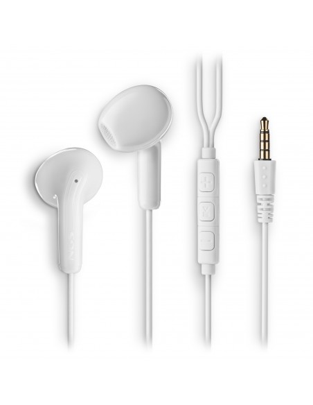 AURICULAR NGS CROSSFLIP INTRAUDITIVOS MICROFONO MULTIFUNCION WHITE