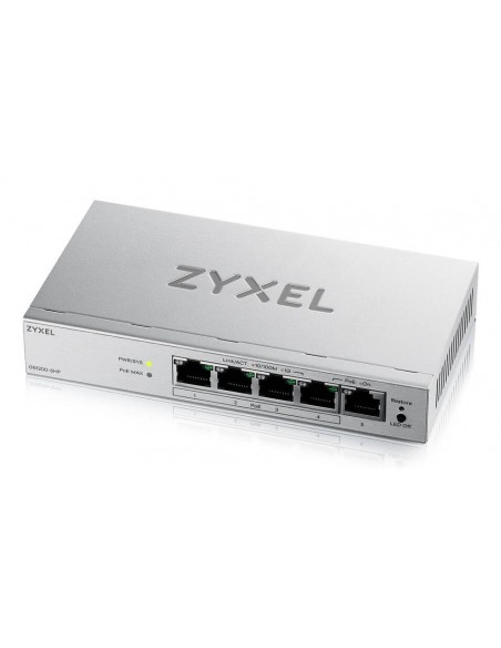 ZyXEL GS1200-5HPv3 Switch 5xGb (4xPoE+) 68W