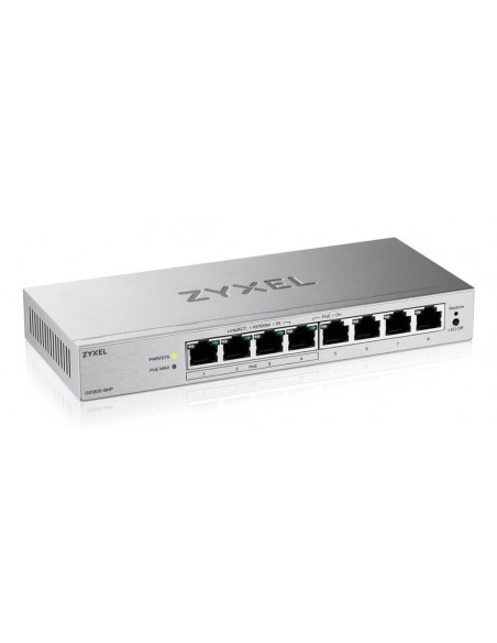 ZyXEL GS1200-8HPv3 Switch 8xGb (4xPoE+) 68W