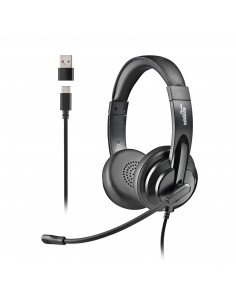AURICULAR NGS VOX605 USB-C MICROFONO CONTROL VOLUMEN