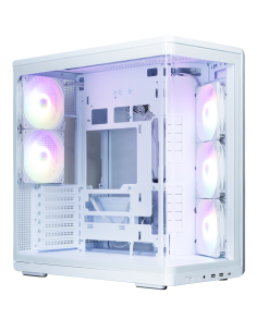 CAJA ZALMAN P60 WHITE ATX 3 XVENT 120MM ARGB 2XUSB 3.0 NEGRO S/N FUENTE