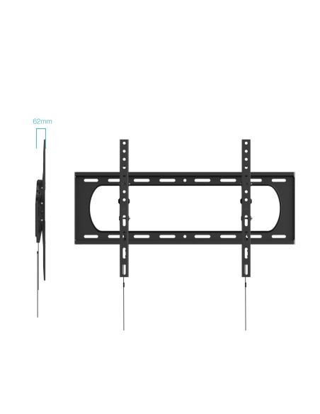 SOPORTE PARED MONITORTV 37-140 INCLINABLE MAX 125KG NEGRO TOOQ LP37140T-B