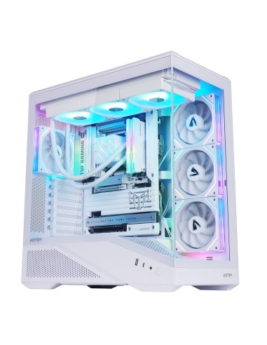 CAJA ATX ABYSM GAMING ARIAN FRAME A400 CRISTAL TEMPLADO USB3.2 BLANCA AB123533W