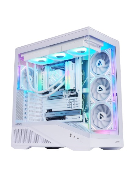 CAJA ATX ABYSM GAMING ARIAN FRAME A400 CRISTAL TEMPLADO USB3.2 BLANCA AB123533W