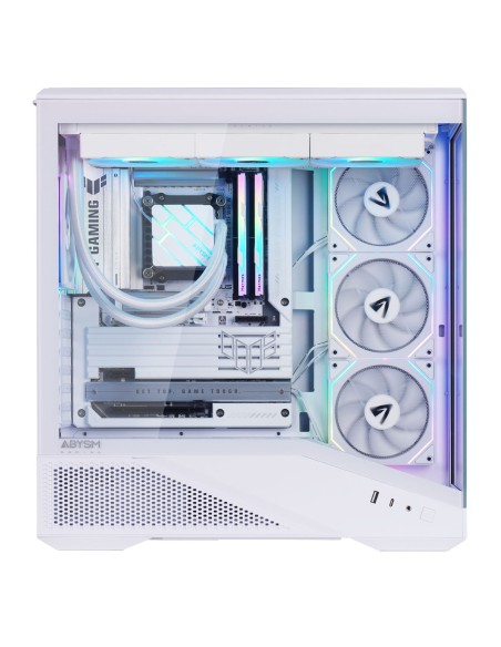 CAJA ATX ABYSM GAMING ARIAN FRAME A400 CRISTAL TEMPLADO USB3.2 BLANCA AB123533W