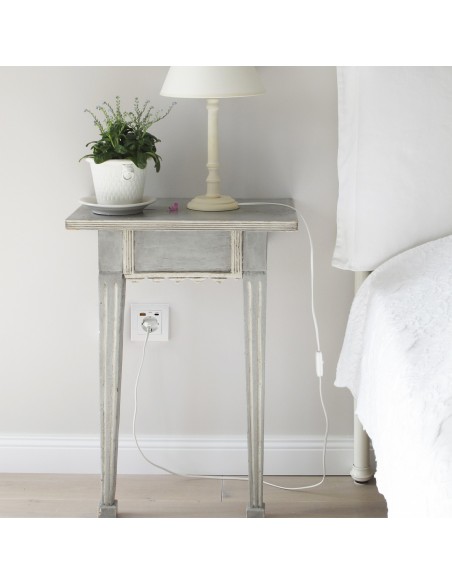 Nanocable Base Pared toma SCHUKO 2USB-C PD20W