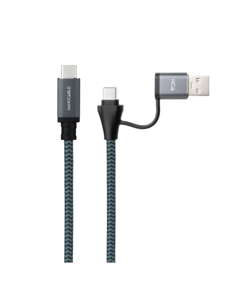 Nanocable Cable USB3.2 100W USB-C+A USB-C 3 M