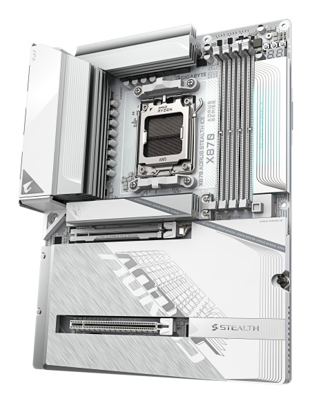 PLACA BASE GIGABYTE X870 A STEALTH ICE DDR5 AM5 ATX WIFI