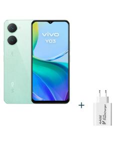 VIVO Y03 6.56" 4Gb(+4) 128Gb Green + Cargador 44W