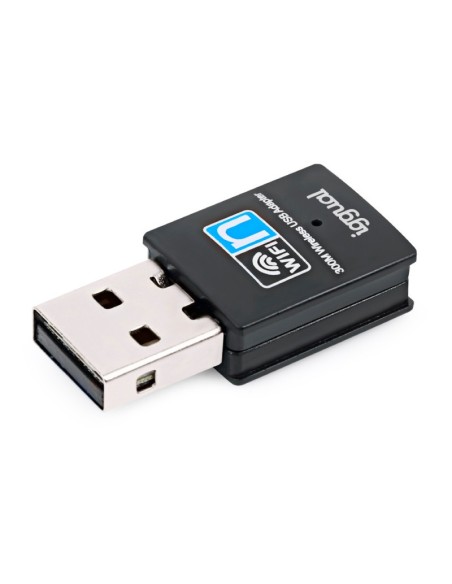 iggual Adaptador USB Wifi 300 Mbps mono 2.4GHz