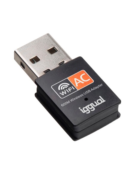 iggual Adaptador USB Wifi 600 Mbps dual 2.4G 5G