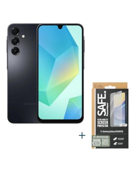Samsung Galaxy A16 128GB 4GB Negro+ protector SAFE