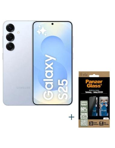 Samsung S25 256Gb Gris+Protec Privacidad Panzer