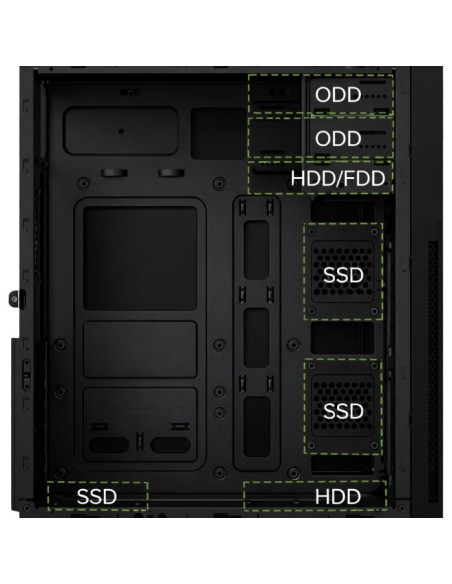 Coolbox CAJA ATX A780 USB-C 3.2 GEN1 F.500W 80+BR