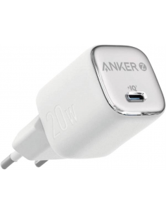 CARGADOR DE PARED ANKER ZOLO 20W 1 PUERTO USB-C BLANCO